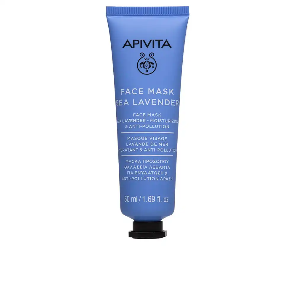 Mascarilla Facial hidratante antipolución con lavanda de mar 50 ml - Apivita - Comparador de precios
