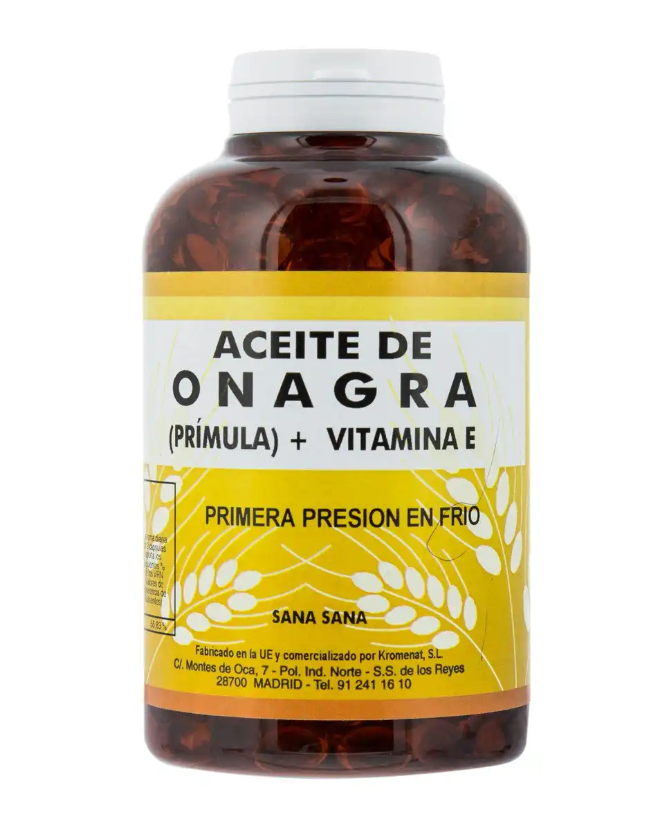Sana Sana - 480 Cápsulas Aceite De Onagra + Vitamina E Sana Sana. - Sana Sana - Comparador de precios