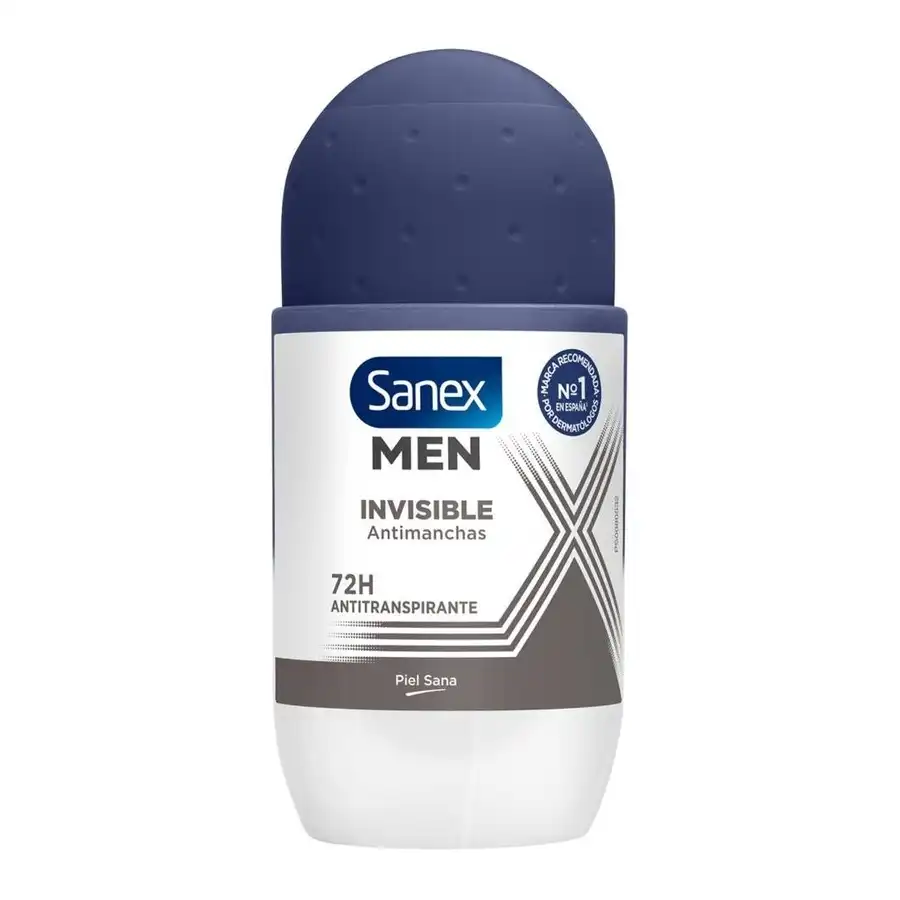 Sanex - Men Invisible Antimanchas 72h Roll-On Desodorantes 50 ml unisex - Sanex - Comparador de precios