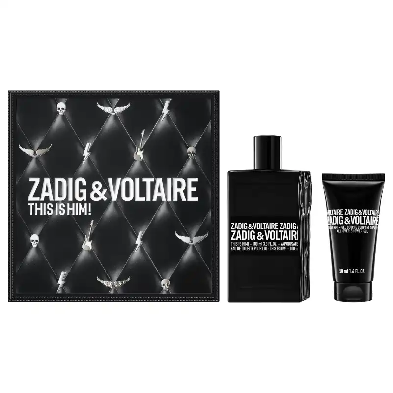 Set This Is Him! Eau De Toilette 100 Ml + Shower Gel 50 Ml - Zadig&Voltaire - Comparador de precios