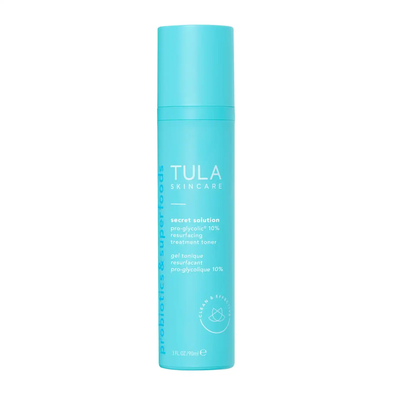 TULA - Probiotics & Superfoods Secret Solution Pro-Glycolic 10 % Resurfacing Treatment Tónicos faciales 90 ml unisex - Tula - Comparador de precios