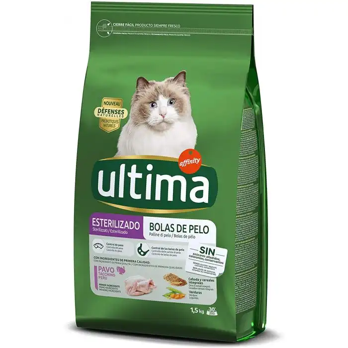 Ultima Esterilizado Bolas de Pelo 1500 gr - Affinity - Comparador de precios