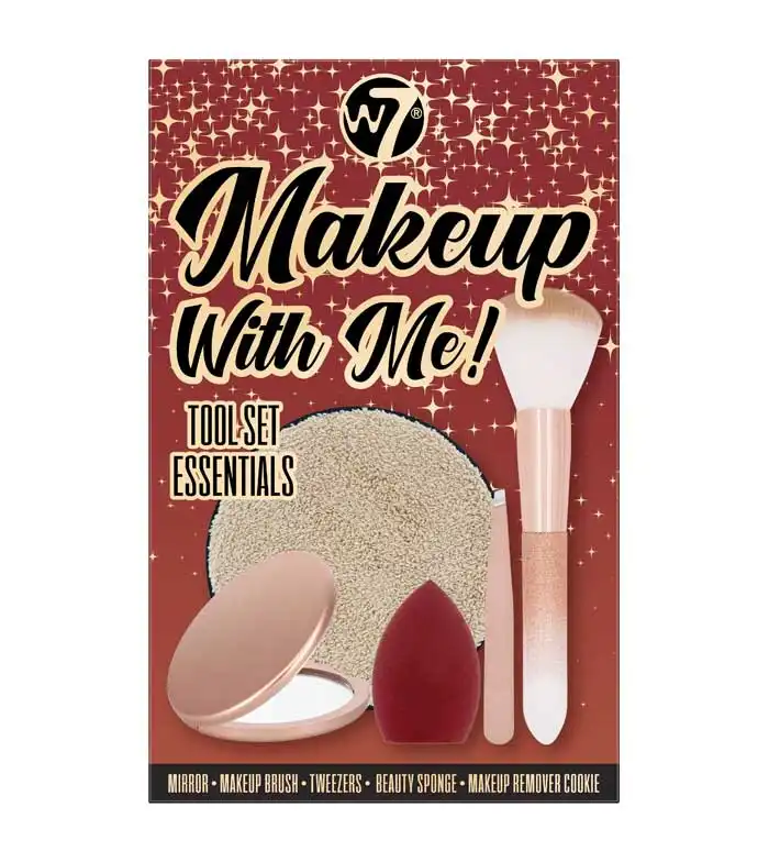 W7 - Set accesorios de maquillaje Makeup With Me! - W7 - Comparador de precios