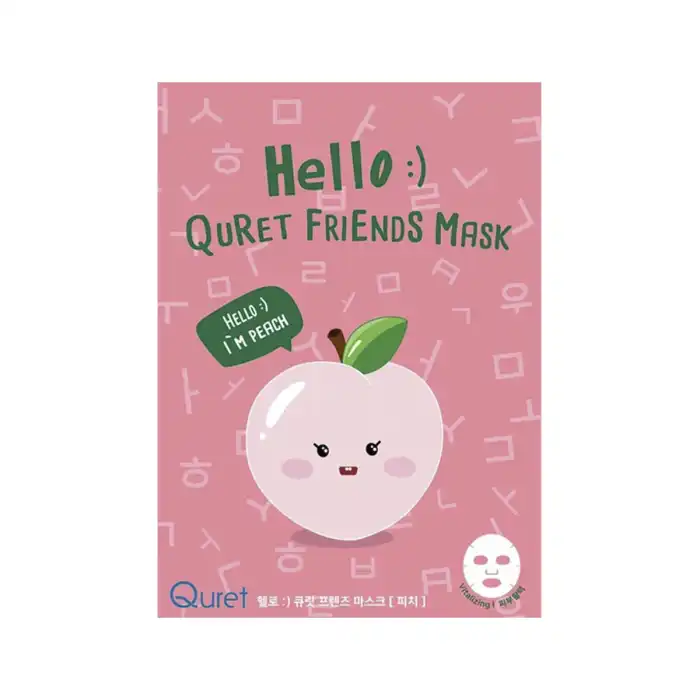 ¡23% DTO! Mascarilla Hello Friends Peach - Quret - Comparador de precios