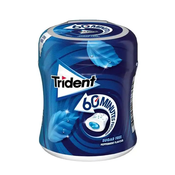 60 Minutes of Freshness Bote Chicles de Menta - TRIDENT - Comparador de precios