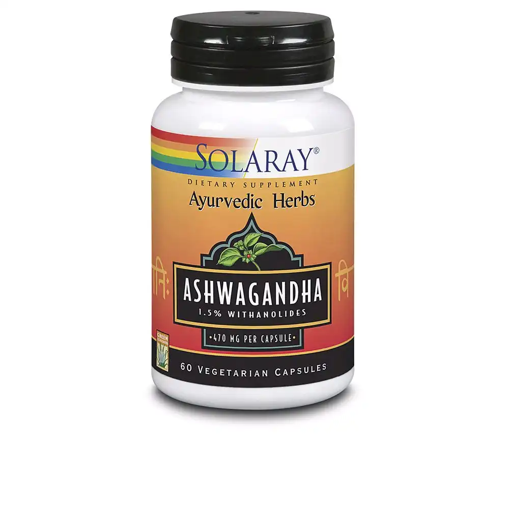 Ashwagandha 470 mg - 60 vegcaps - Solaray - Comparador de precios