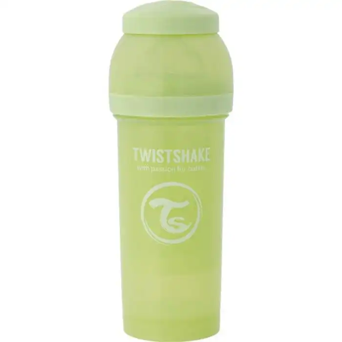 Biberón Anticólico Verde Cactus 260 ml - Twistshake - Comparador de precios