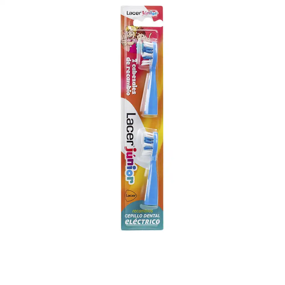 Cepillo Dental Eléctrico junior recambios #rosa 2 u - lacer - Comparador de precios