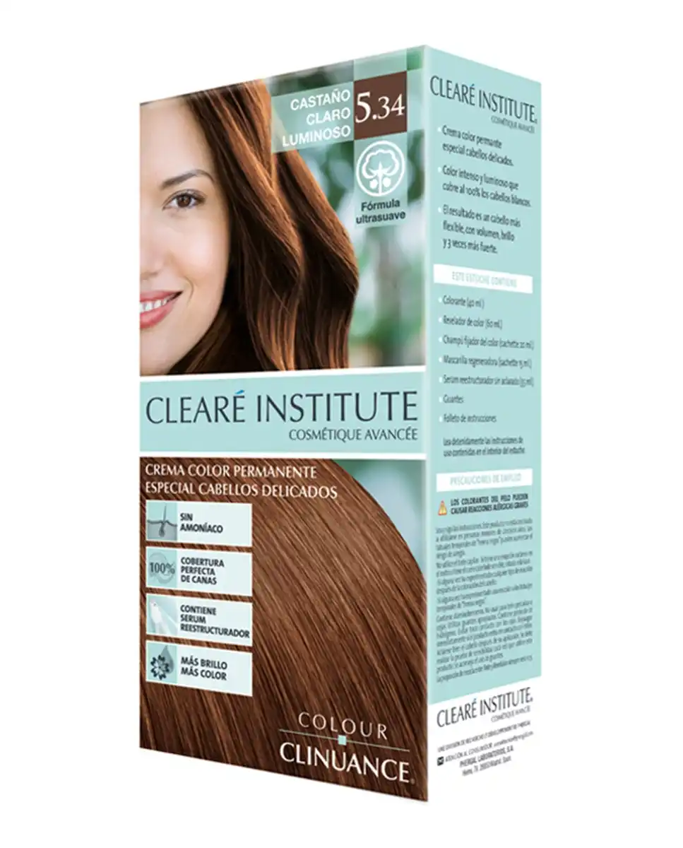 Clearé Institute - Coloración Permanente Colour Clinuance Cabellos Delicados - Clearé Institute - Comparador de precios