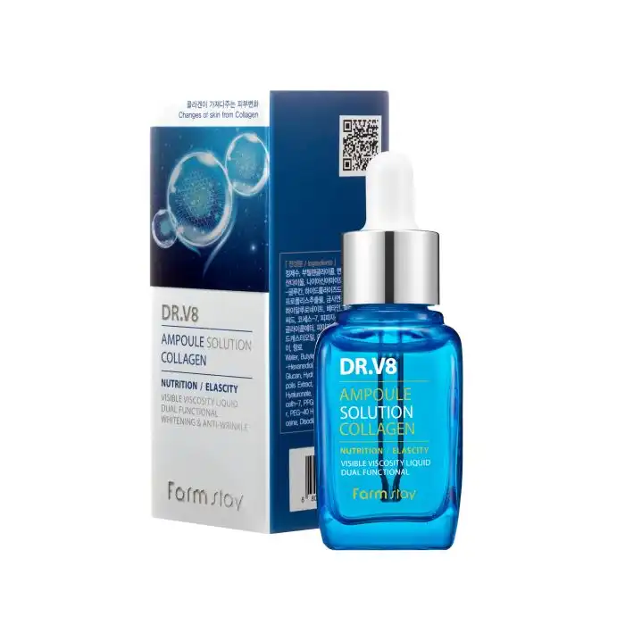 DR-V8 Ampoule Solution Collagen Sérum Facial 50 gr - FARM STAY - Comparador de precios