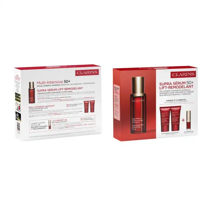Estuche Supra Sérum + Multi Intensive 81.5 ml - Clarins - Comparador de precios