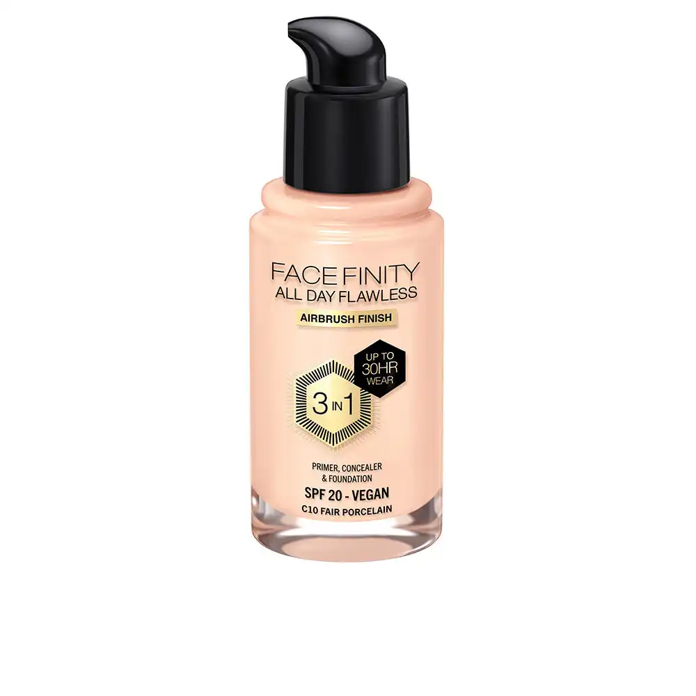 Facefinity All Day Flawless 3 In 1 foundation #C10-fair porcelain - Max Factor - Comparador de precios