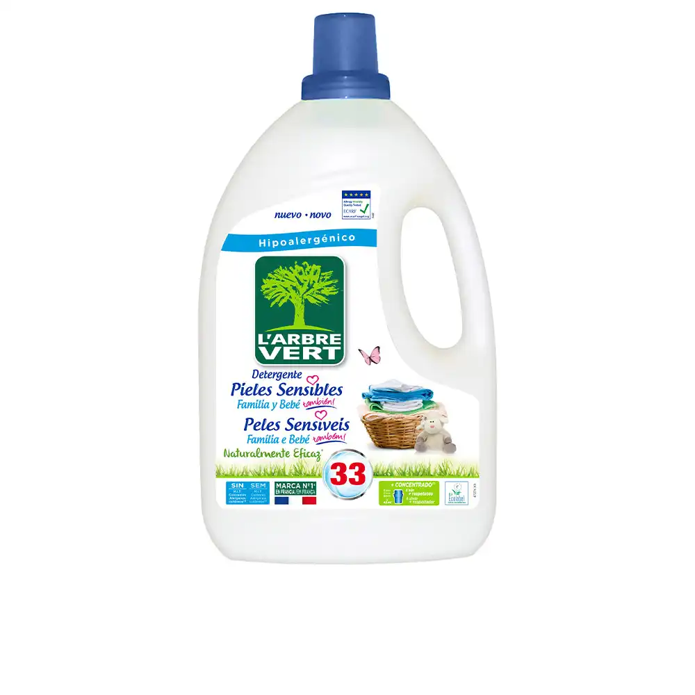 L’ARBRE Vert detergente ropa líquido piel sensible 1500 ml - LArbre Vert - Comparador de precios