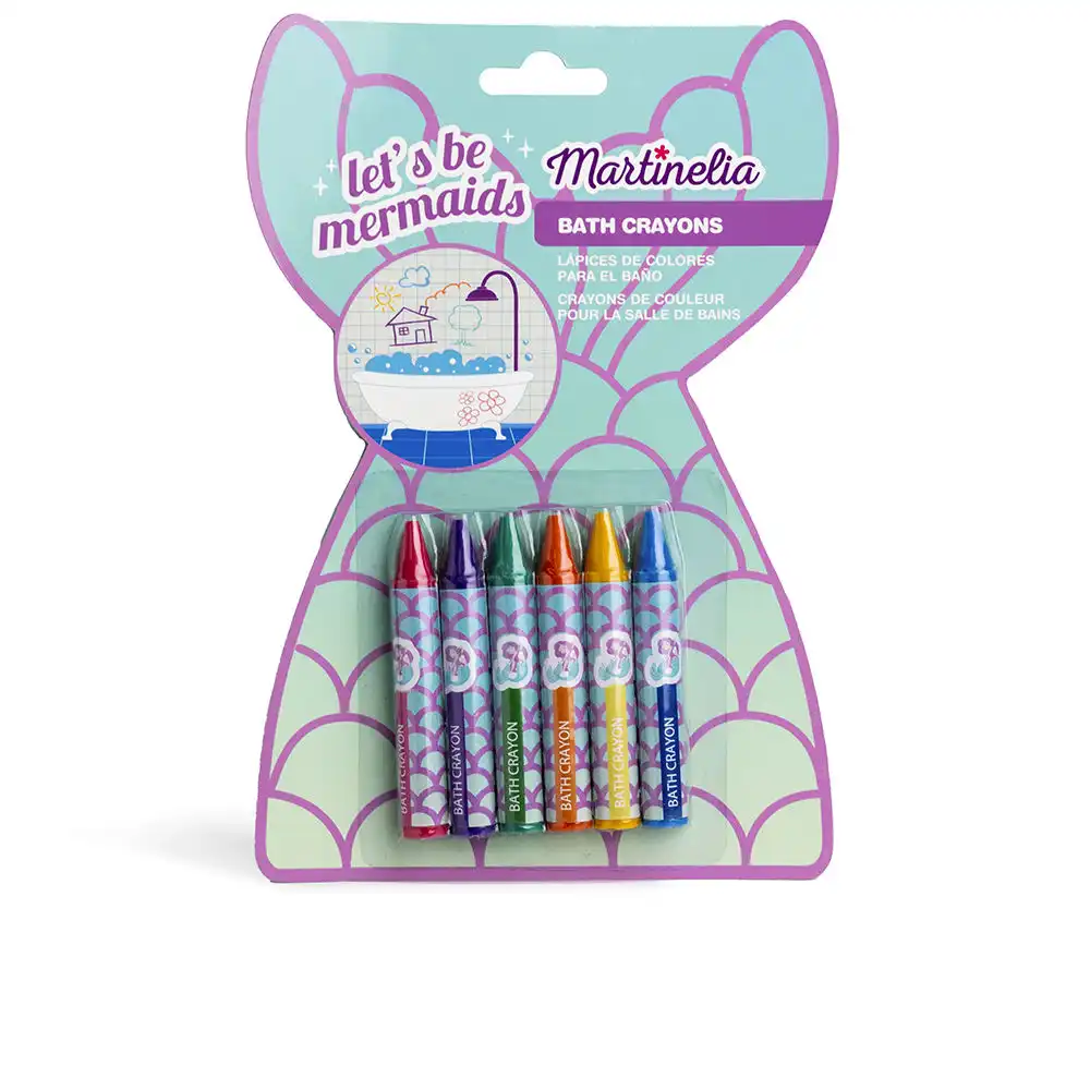 LET’S Be Mermaids Lapices De Baño Estuche 6 pz - MARTINELIA - Comparador de precios