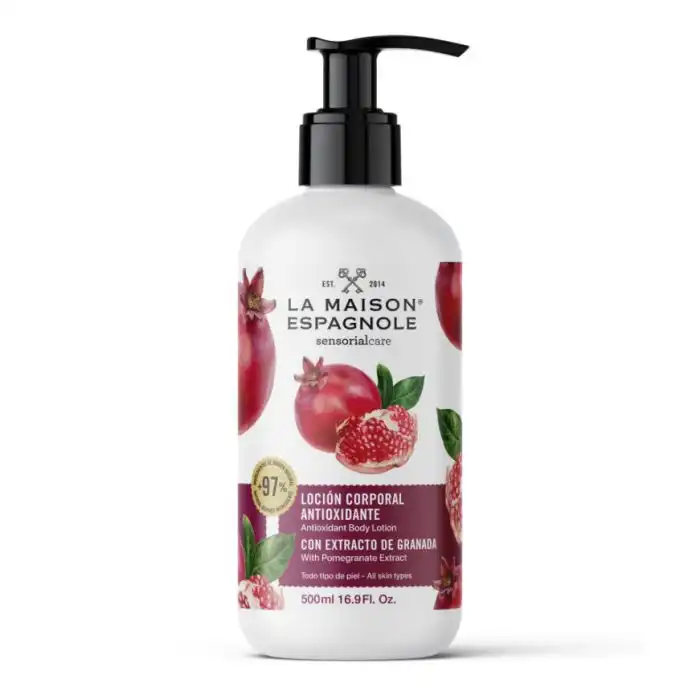Loción Corporal Antioxidante con Extracto de Granada 500 ml - La Maison Espagnole - Comparador de precios