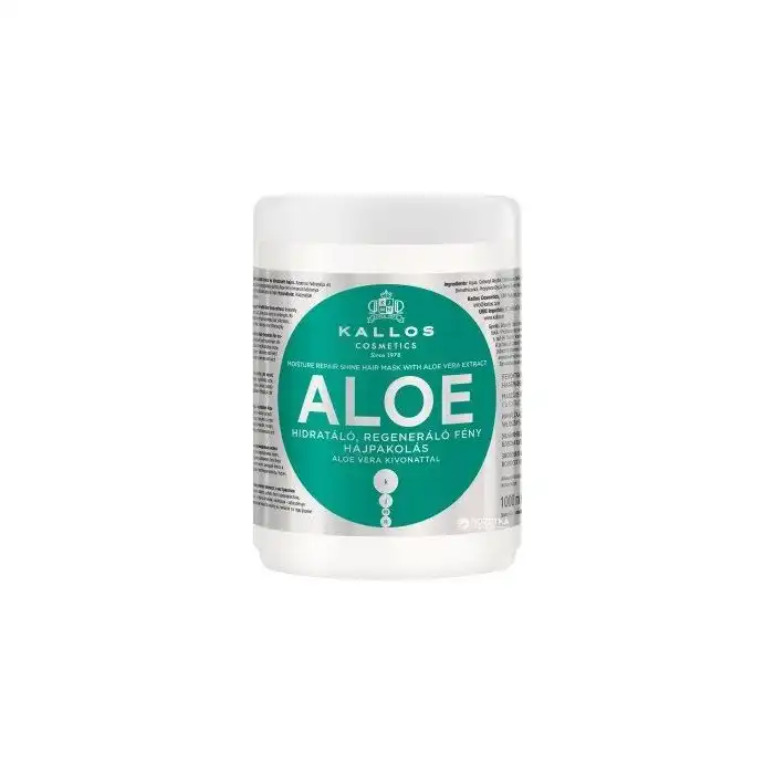 Mascarilla Capilar con Extracto de Aloe Vera 1000 ml - Kallos - Comparador de precios