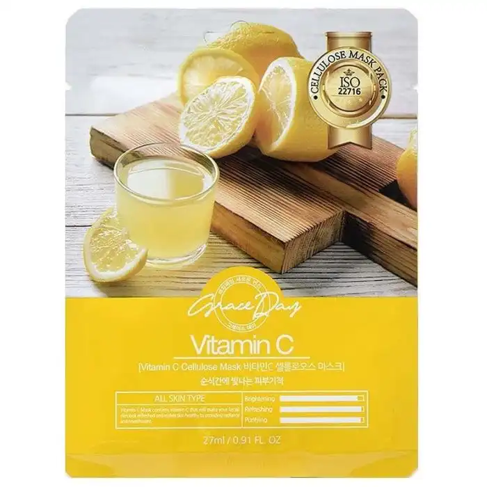 Mascarilla Tradicional con Vitamina C 27 ml - Grace Day - Comparador de precios