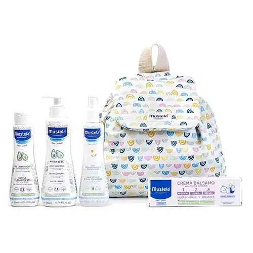 Mochila Little Moments Arcoiris - Mustela - Comparador de precios