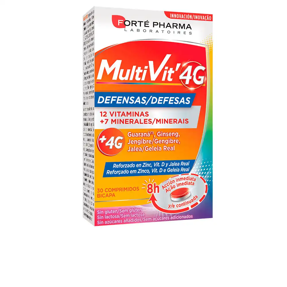 Multivit 4G defensas 30 comprimidos - Forté Pharma - Comparador de precios