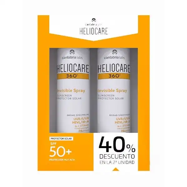 Pack 360 Invisible Spray SPF50+ - Heliocare - Comparador de precios