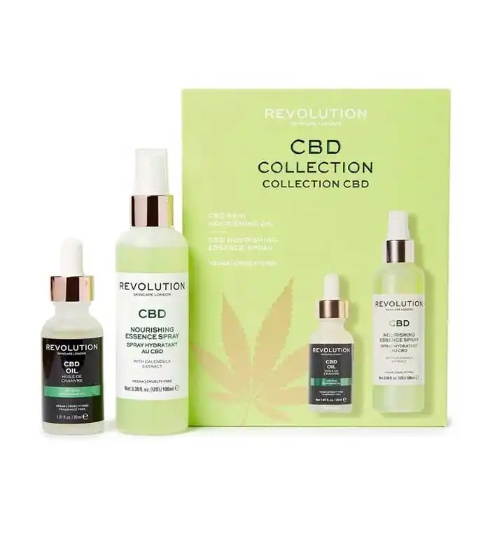 Revolution Skincare - Set de spray facial + aceite nutritivo CBD Collection - Revolution Skincare - Comparador de precios