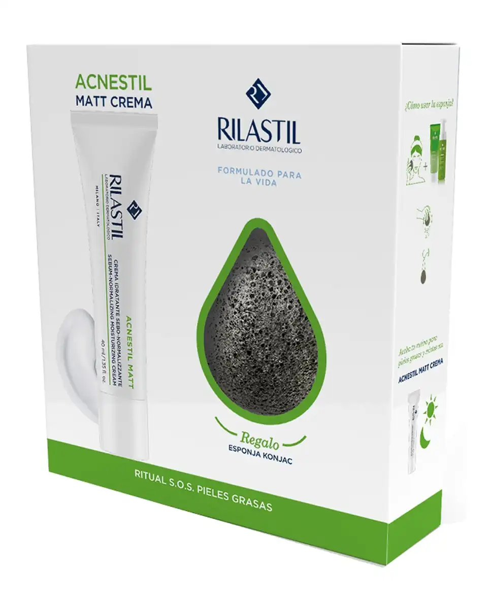 Rilastil - Crema Hidratante Y Matificante Acnestil MATT Pieles Grasas 40 Ml - Rilastil - Comparador de precios