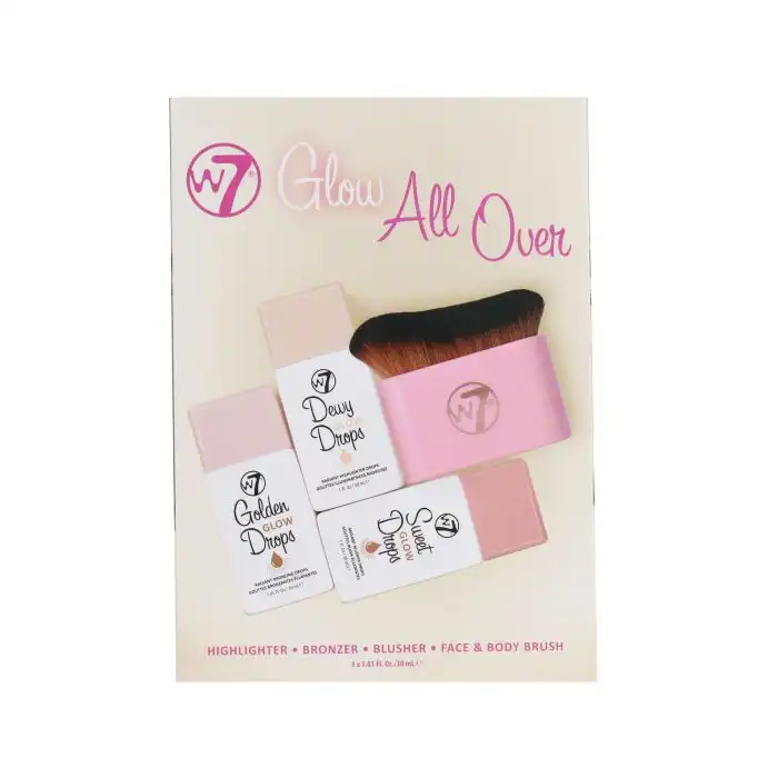 Set Glow All Over  W7  Cofres de maquillaje - W7 - Comparador de precios