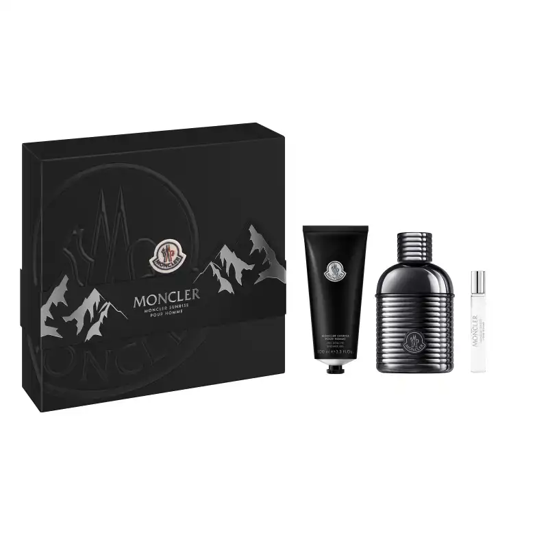 Set Sunrise Pour Homme Eau De Parfum 100 Ml + Mini + Shower Gel 100 Ml - Moncler - Comparador de precios