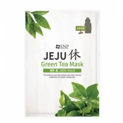 SNP SNP Jeju Rest Green Tea Mask, 33 ml - SNP - Comparador de precios