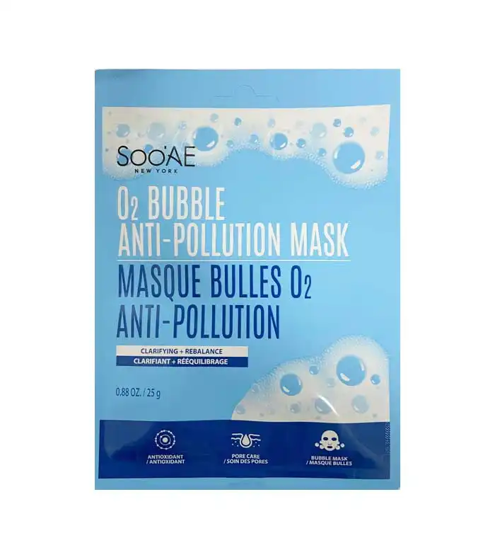 Soo'AE - Mascarilla facial de burbujas O2 Bubble Anti-Pollution - SooAe - Comparador de precios