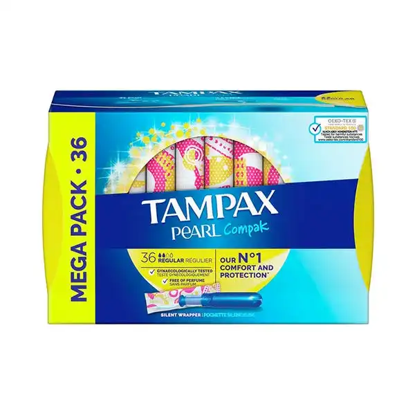 Tampax Compak Pearl Regular - Tampax - Comparador de precios