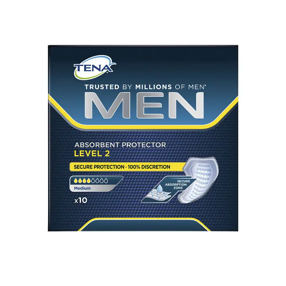 Tena Men Level 2 protector 100% absorbente 10 u - Tena Lady - Comparador de precios