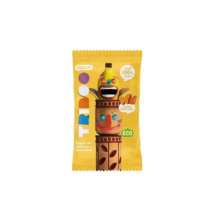 Triboo Snack de Plátano Ecológico 25 gr - SMILEAT - Comparador de precios