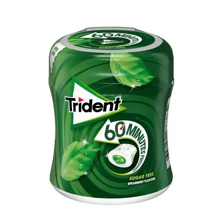 60 Minutes Freshness Bote Chicles de Hierbabuena 68.2 gr - TRIDENT - Comparador de precios