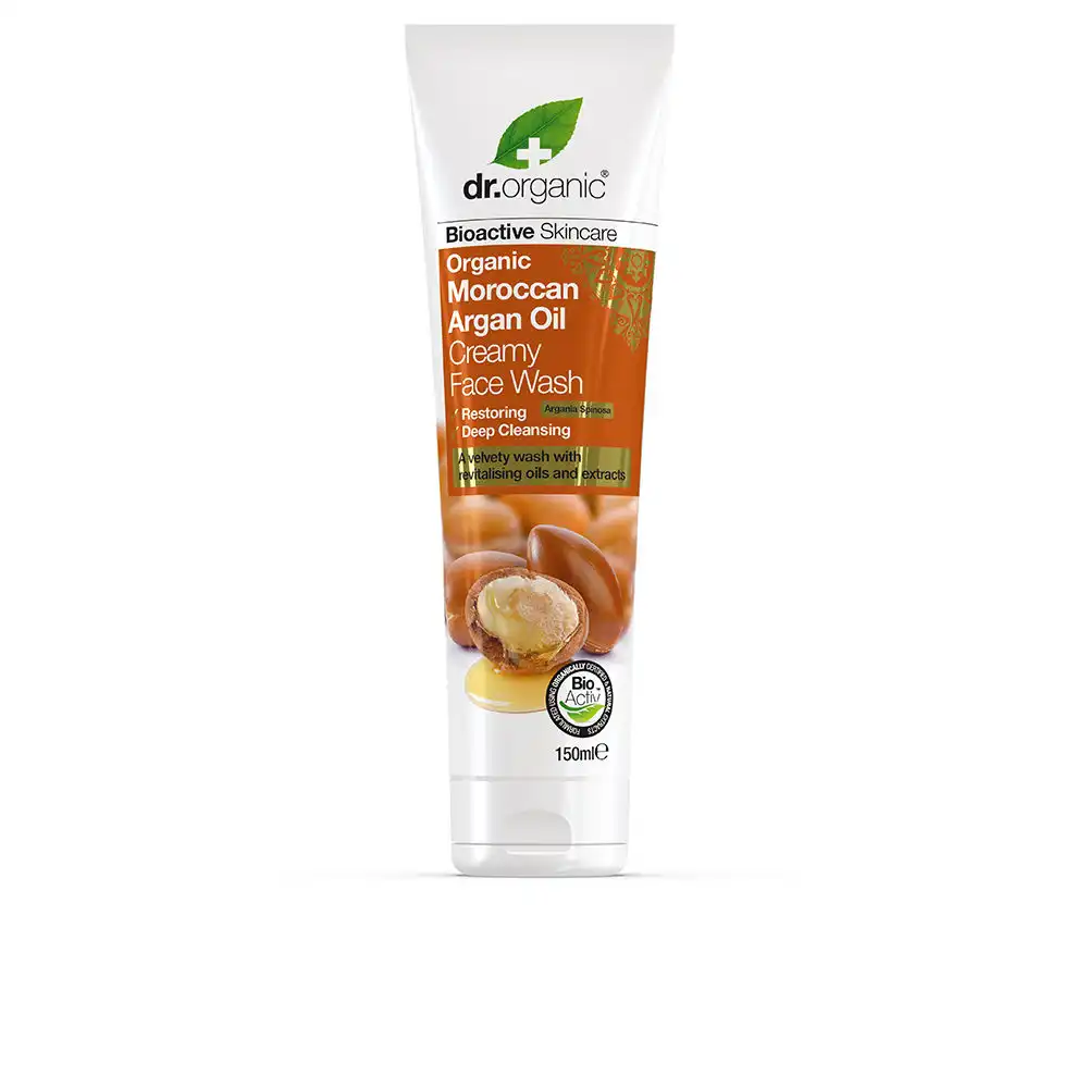 Argán limpiador facial 150 ml - Dr. Organic - Comparador de precios