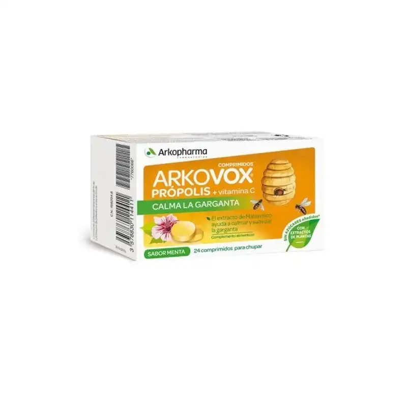 Arkovox própolis + vitamina c 24 comprimidos - Arkopharma - Comparador de precios