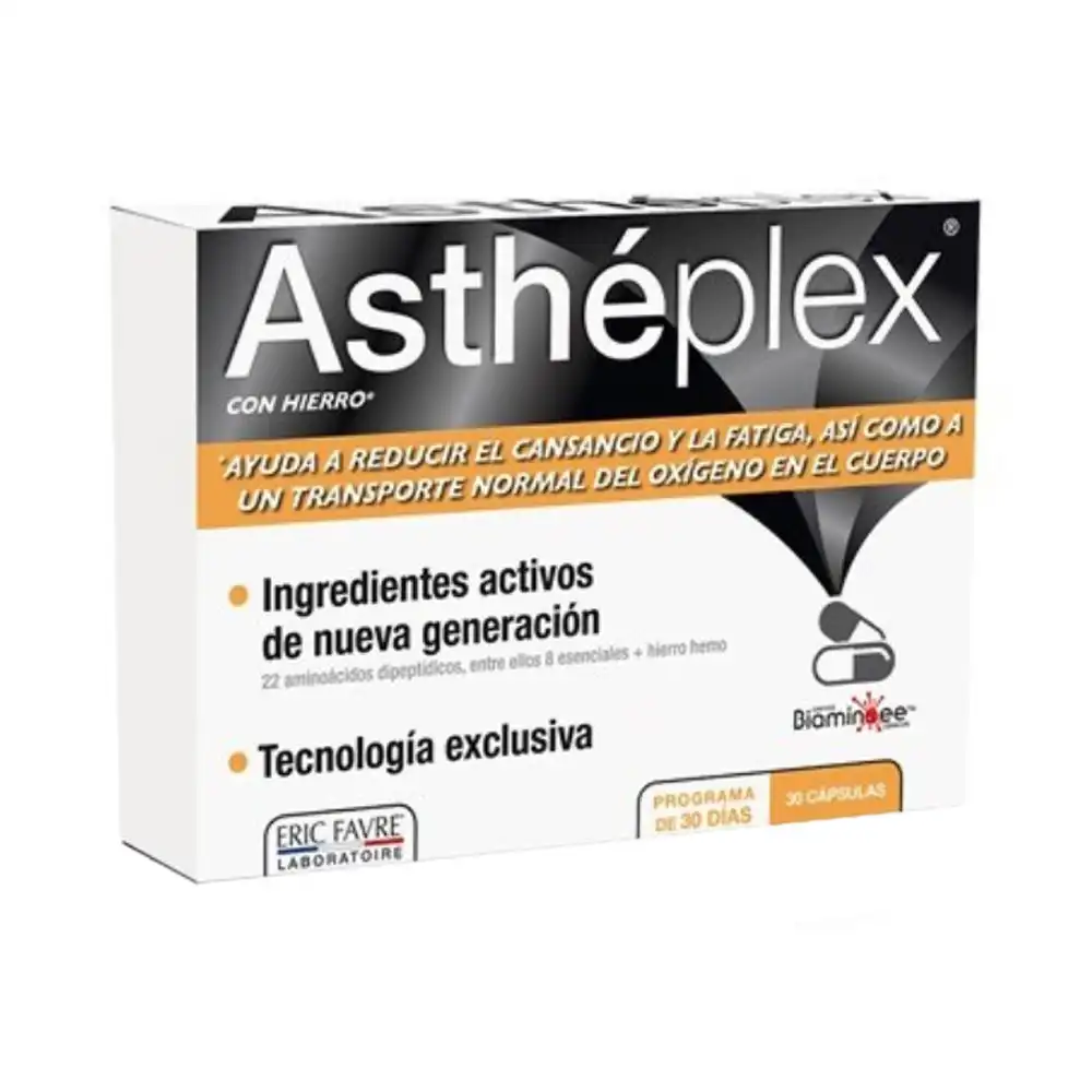Asthéplex programa 30 días cápsulas 30 u - Eric Favre - Comparador de precios