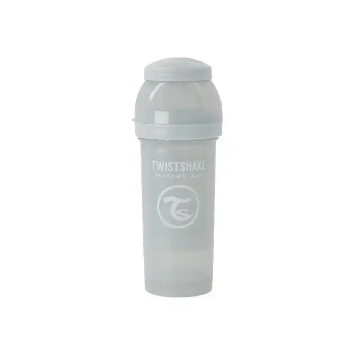 Biberón Anticólico Gris Claro 260 ml - Twistshake - Comparador de precios
