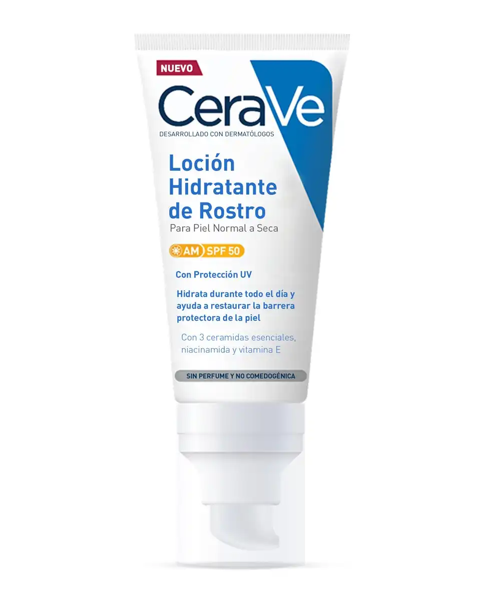 Cerave - Loción Hidratante Facial SPF 50 - CeraVe - Comparador de precios