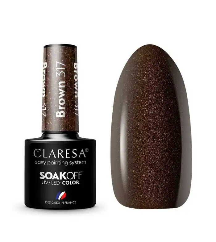 Claresa - Esmalte semipermanente Soak off - 317: Brown - Claresa - Comparador de precios