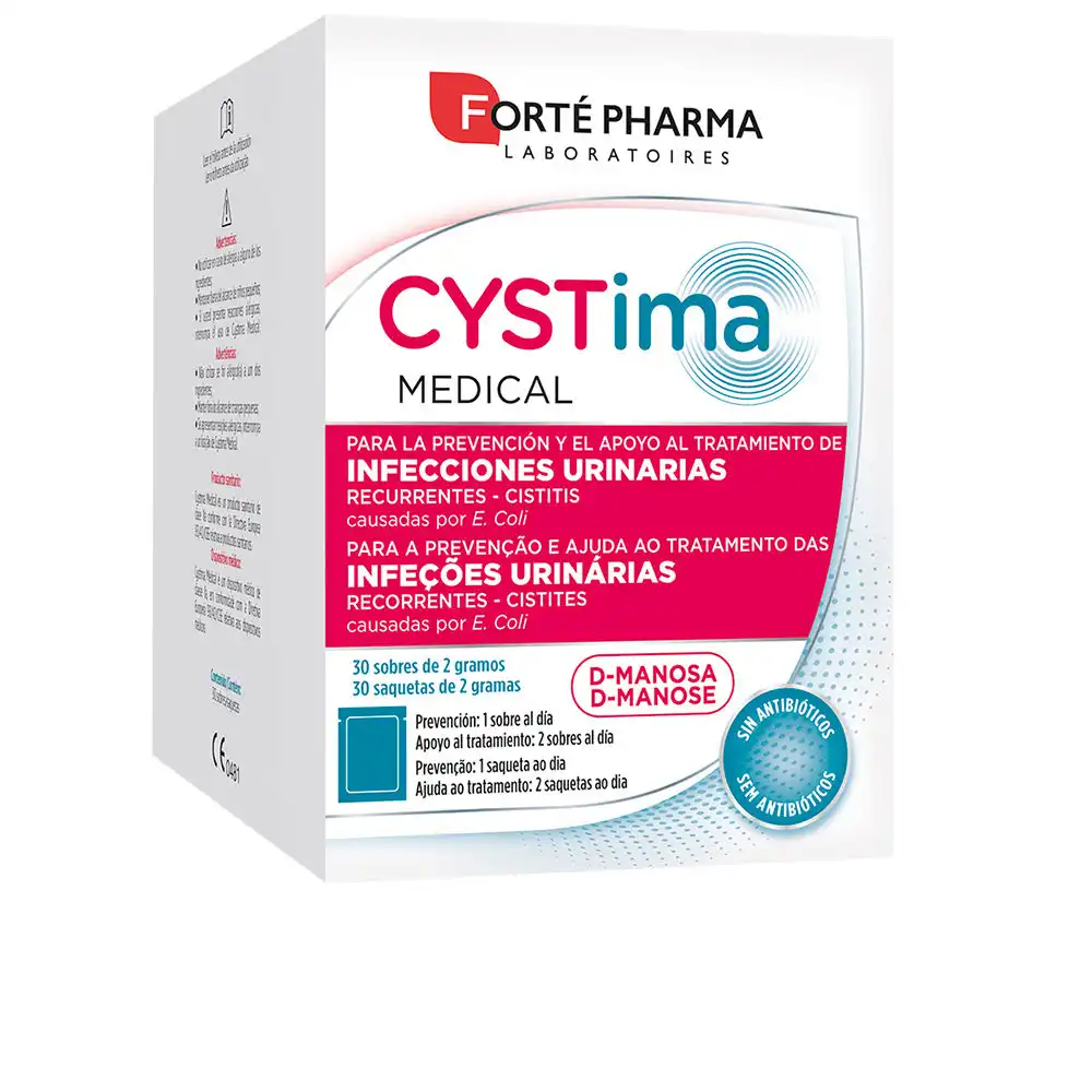 Cystima Medical infecciones urinarias sobres 30 x 2 gr - Forté Pharma - Comparador de precios