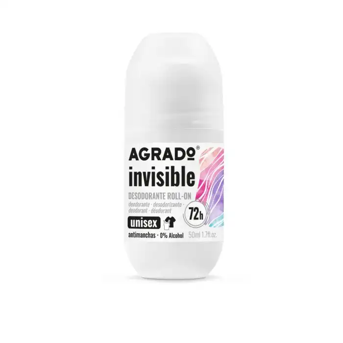 Desodorante Antitranspirante Roll-On Invisible 50 ml - Agrado - Comparador de precios