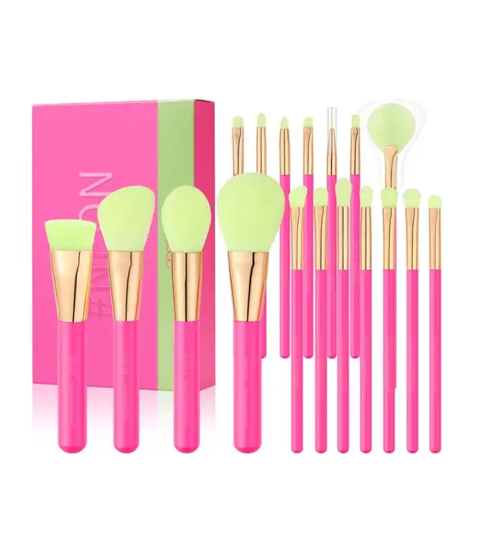 Docolor - Set de Brochas (18 piezas) - Hot Pink - Docolor - Comparador de precios