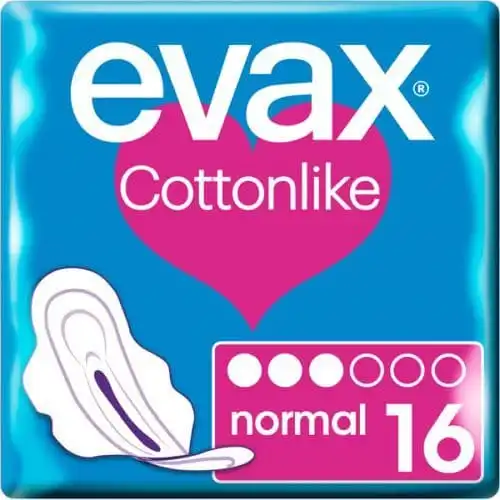 EVAX Cottonlike Normal 32 und 32 UDS Compresa Con Alas - EVAX - Comparador de precios