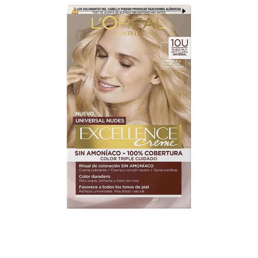 Excellence creme universal nudes tinte #10u-lightest blonde 5 u - L'Oréal Paris - Comparador de precios