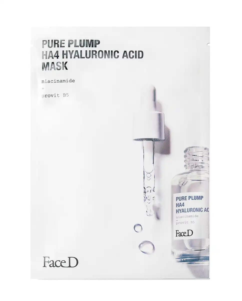 Face D - Mascarilla Facial de Ácido Hialurónico Pure Plump HA4 Face D. - Face D - Comparador de precios
