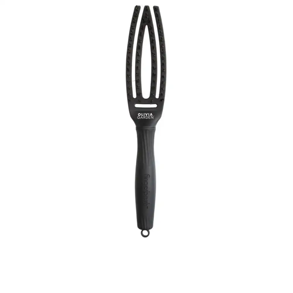 Fingerbrush Boar & Nylon Full Black #S - Olivia Garden - Comparador de precios