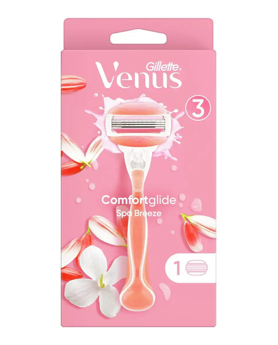 Gillette - Maquinilla Depilatoria ComfortGlide Spa Breeze + 1 Recambio Venus - Gillette - Comparador de precios