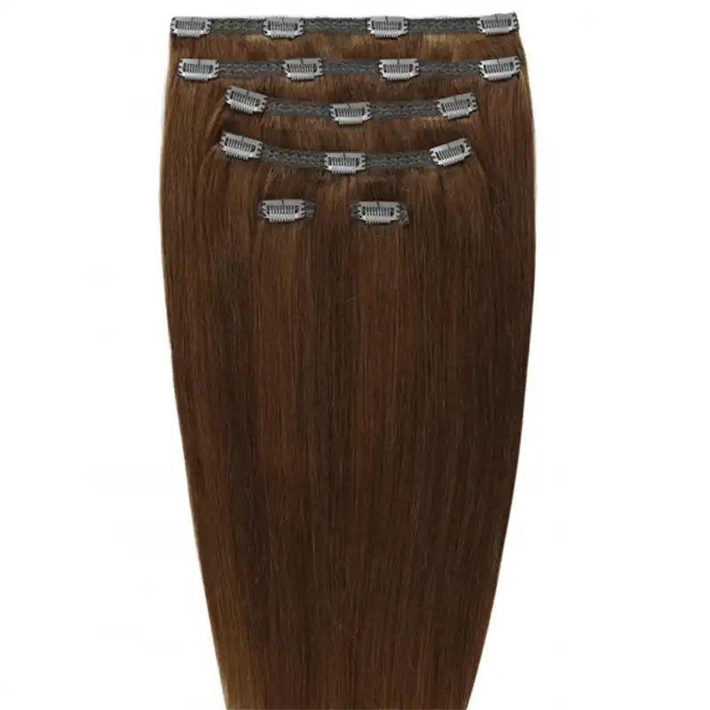Gold24 - Extensiones Con Clip Gold24 #4 Marrón - 60 Cm Extensiones de cabello 1 pieces Marrón unisex - Gold24 - Comparador de precios