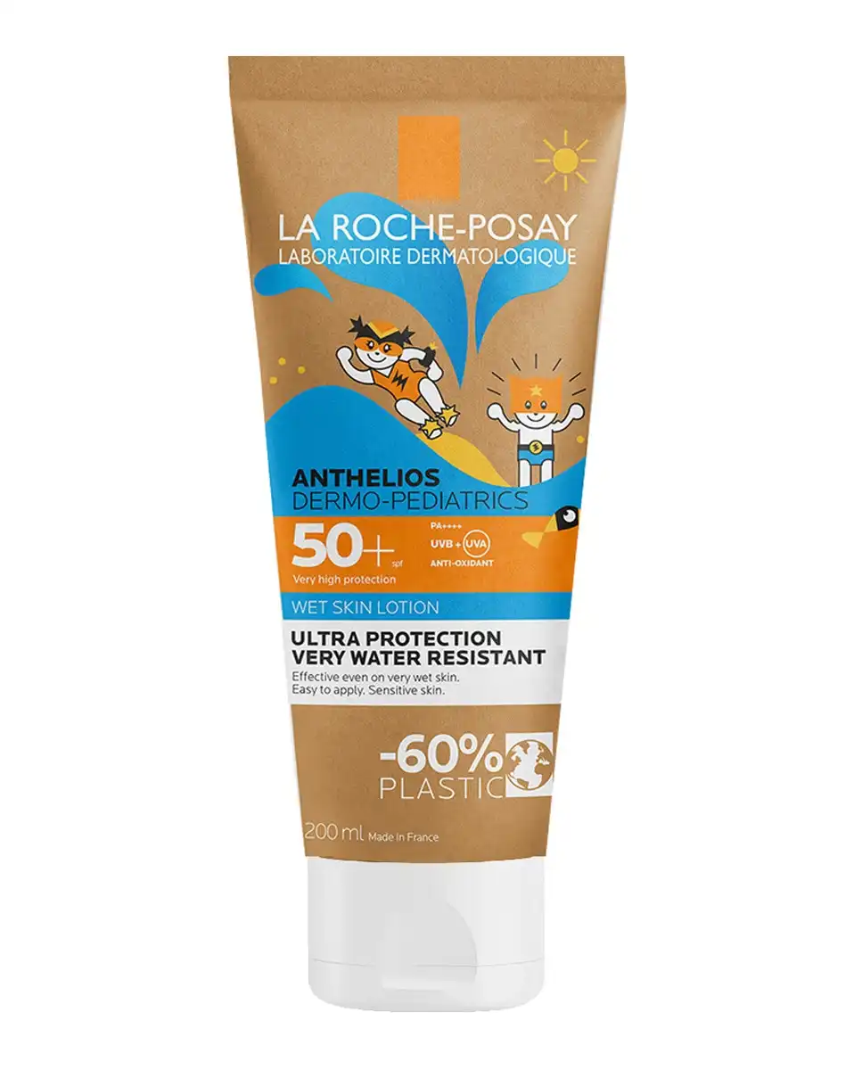 La Roche Posay - Protector Anthelios Wet Skin Carton Tube Dermo-Pediatrics SPF50+, 200 Ml La Roche Posey - La Roche Posay - Comparador de precios